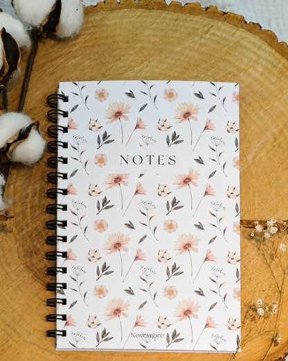 Cahier de notes Fleurs Nordiques Format de poche