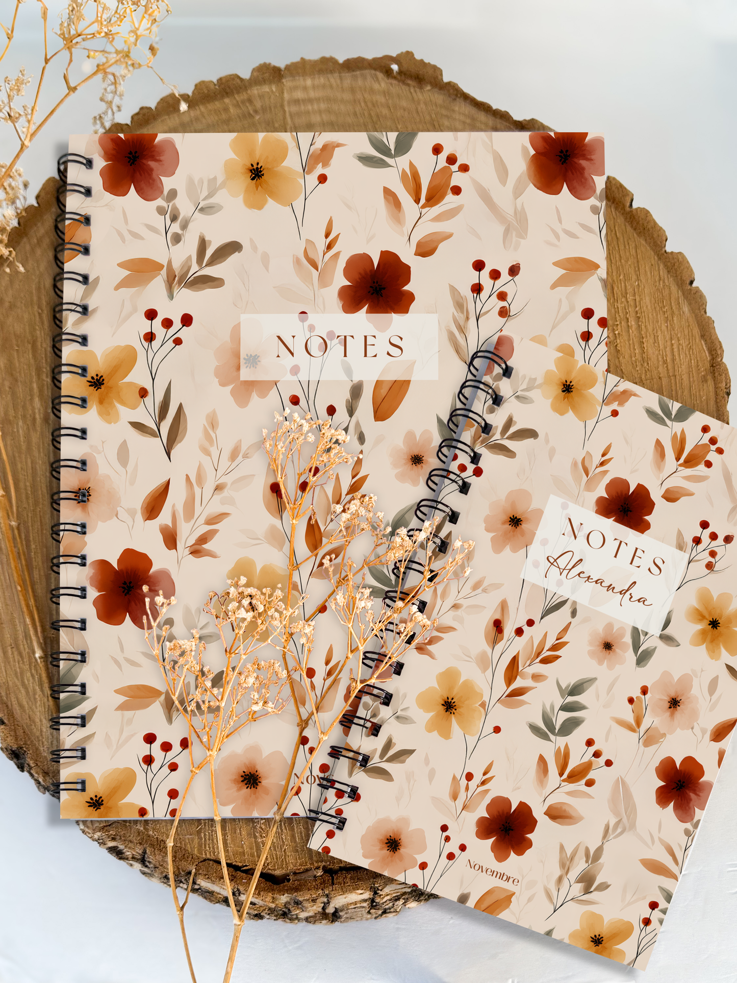 Cahier de notes Cannelle Format de poche