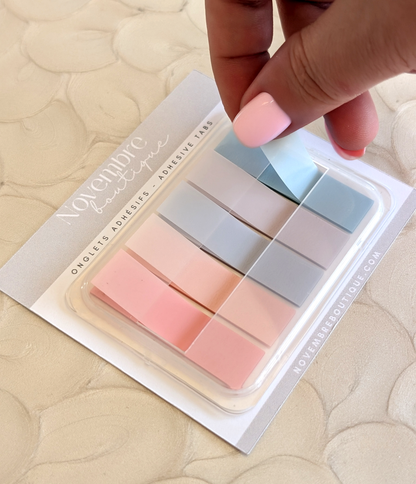 Onglets adhésifs pastels