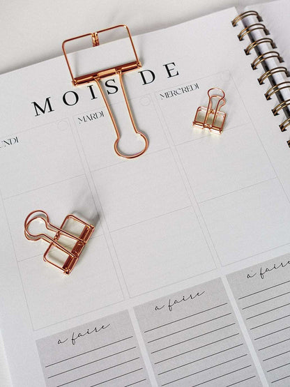 Pinces à papier Or Rose