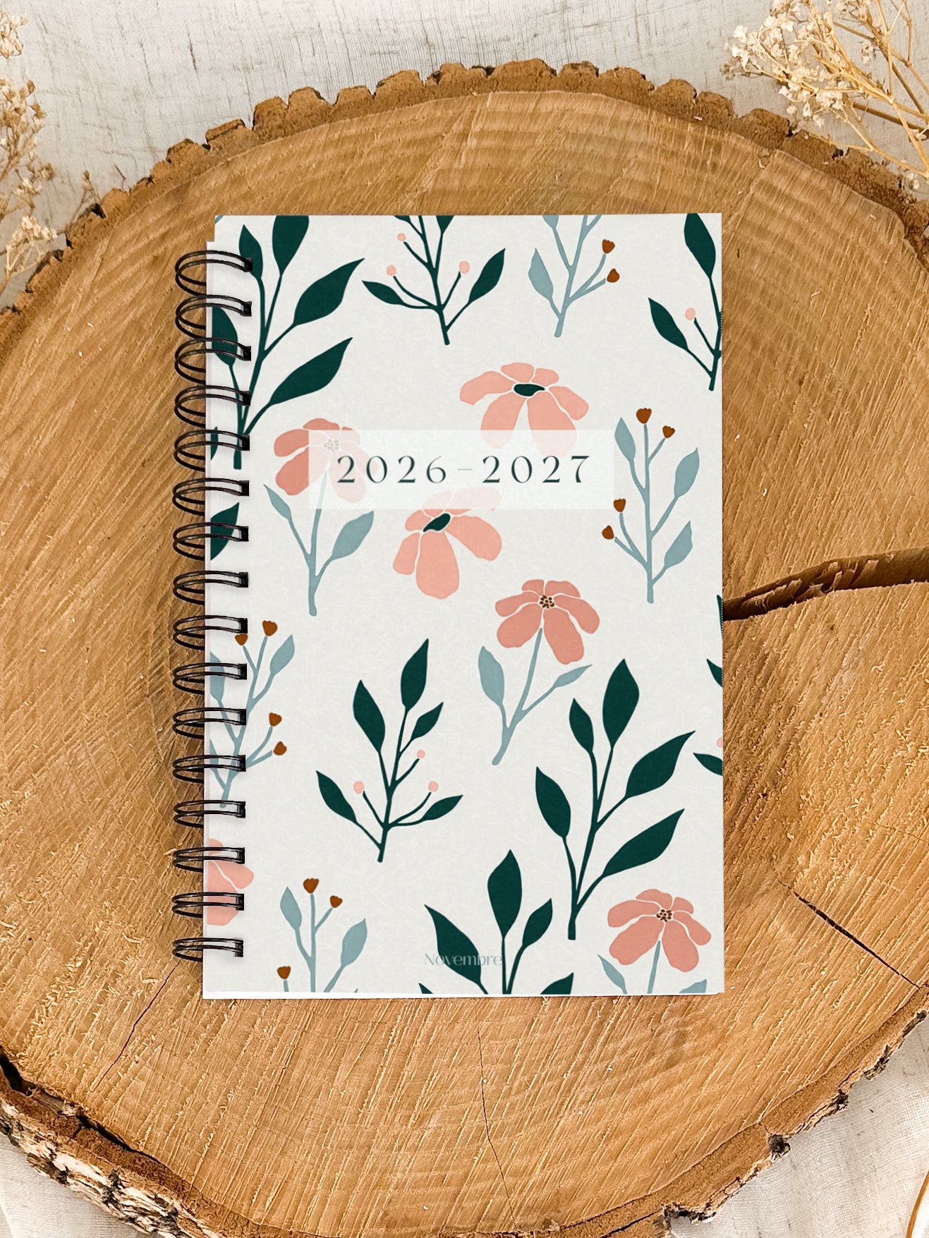 Agenda 2026-2027 Flora Format de poche