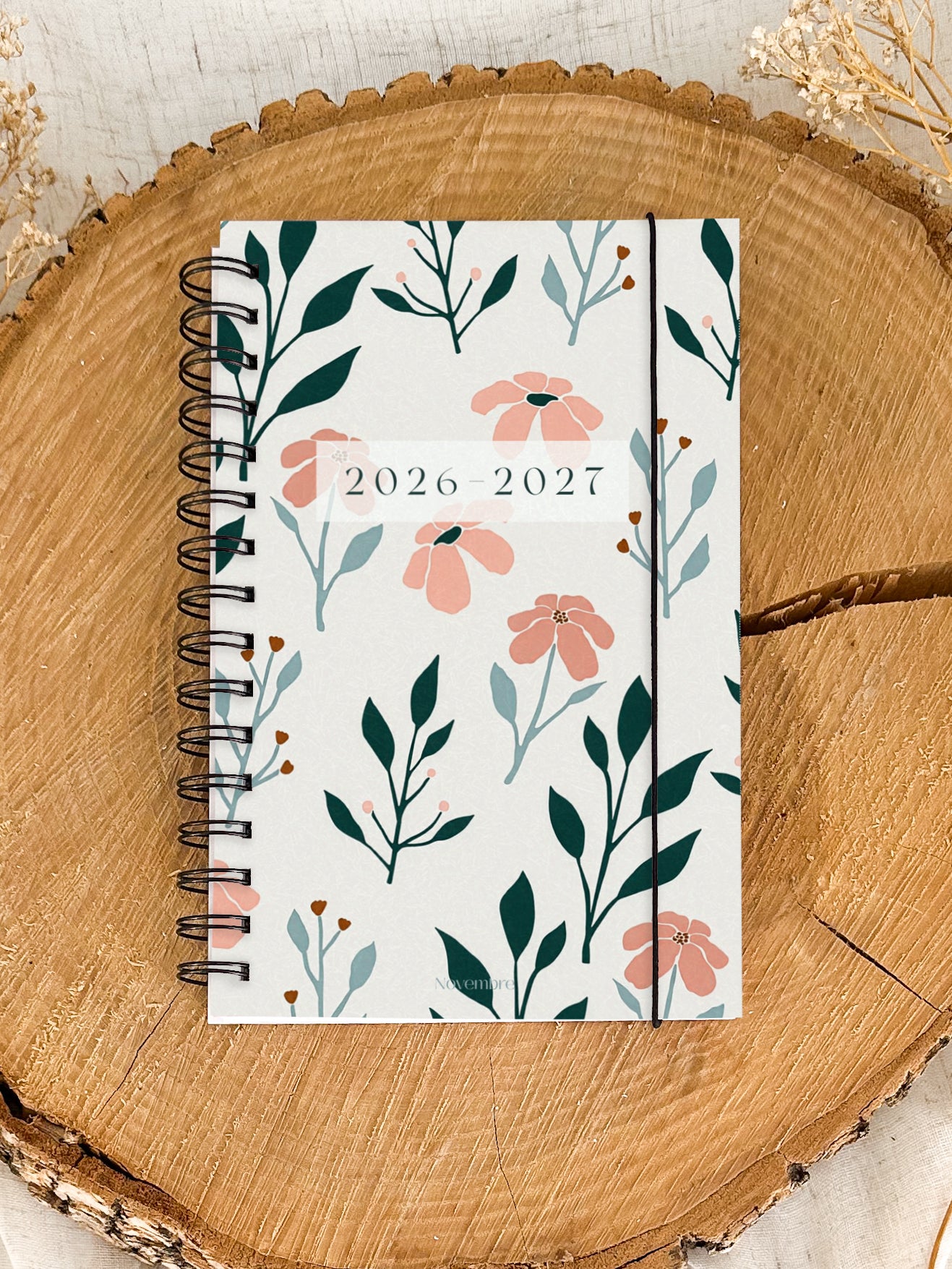 Agenda 2026-2027 Flora Format de poche