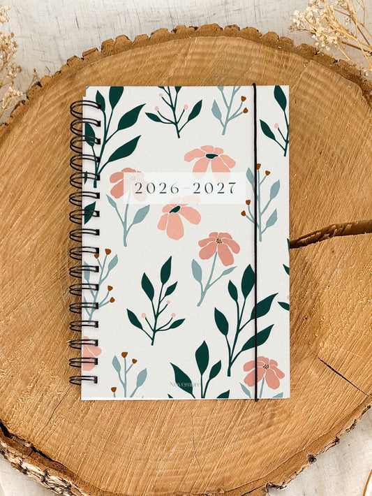 Agenda 2026-2027 Flora Format de poche