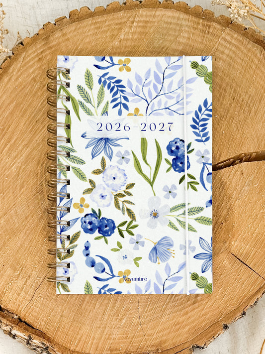 Agenda 2026-2027 Hydrangea Format de poche