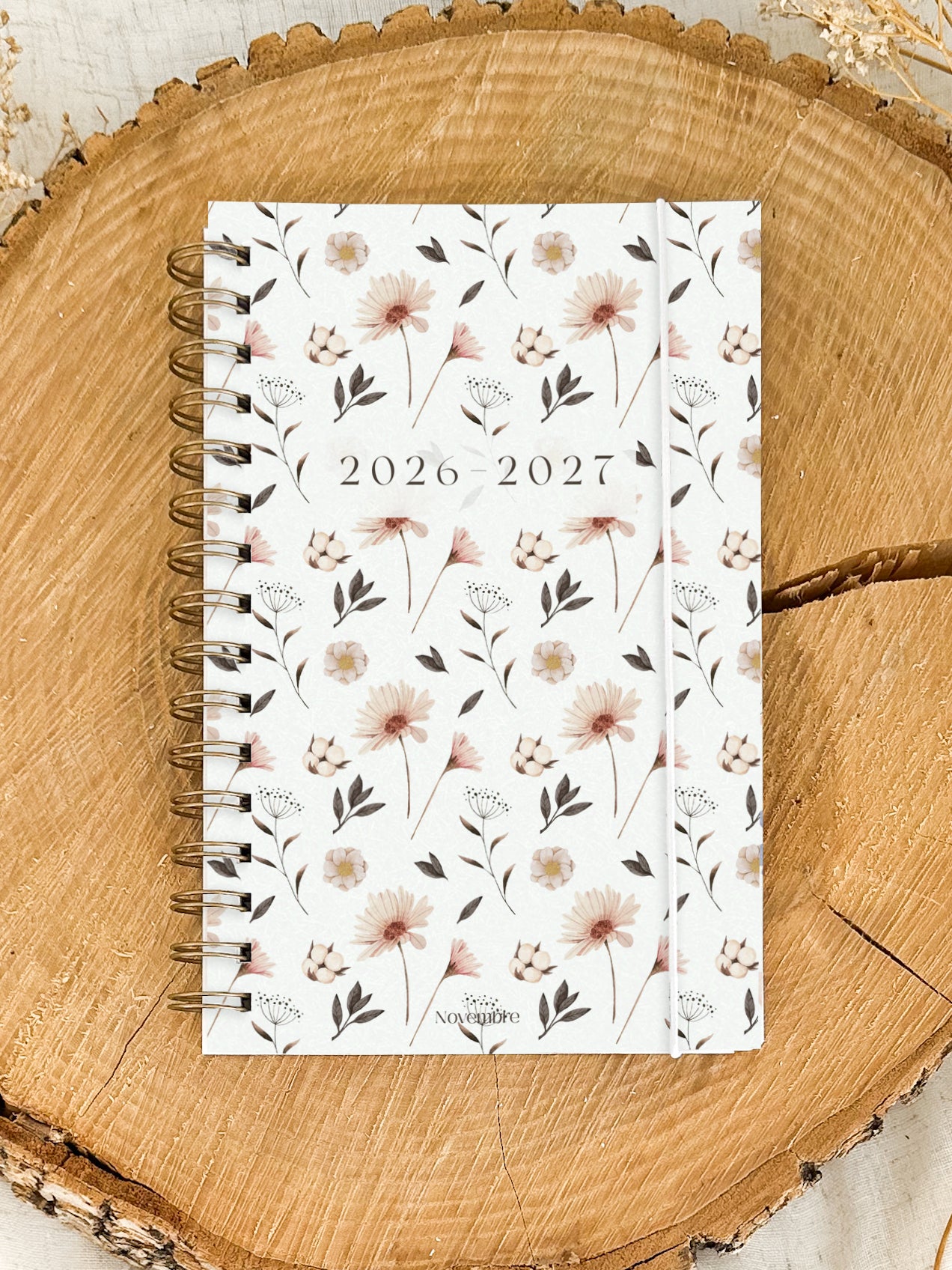 Agenda 2026-2027 Fleurs nordiques Format de poche