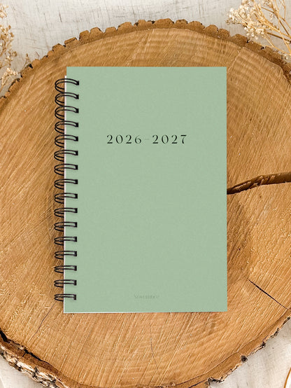 Agenda 2026-2027 Sauge Format de poche