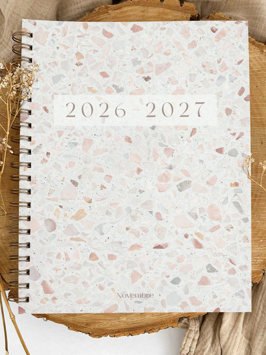 Agenda 2026-2027 Porcelaine Grand format