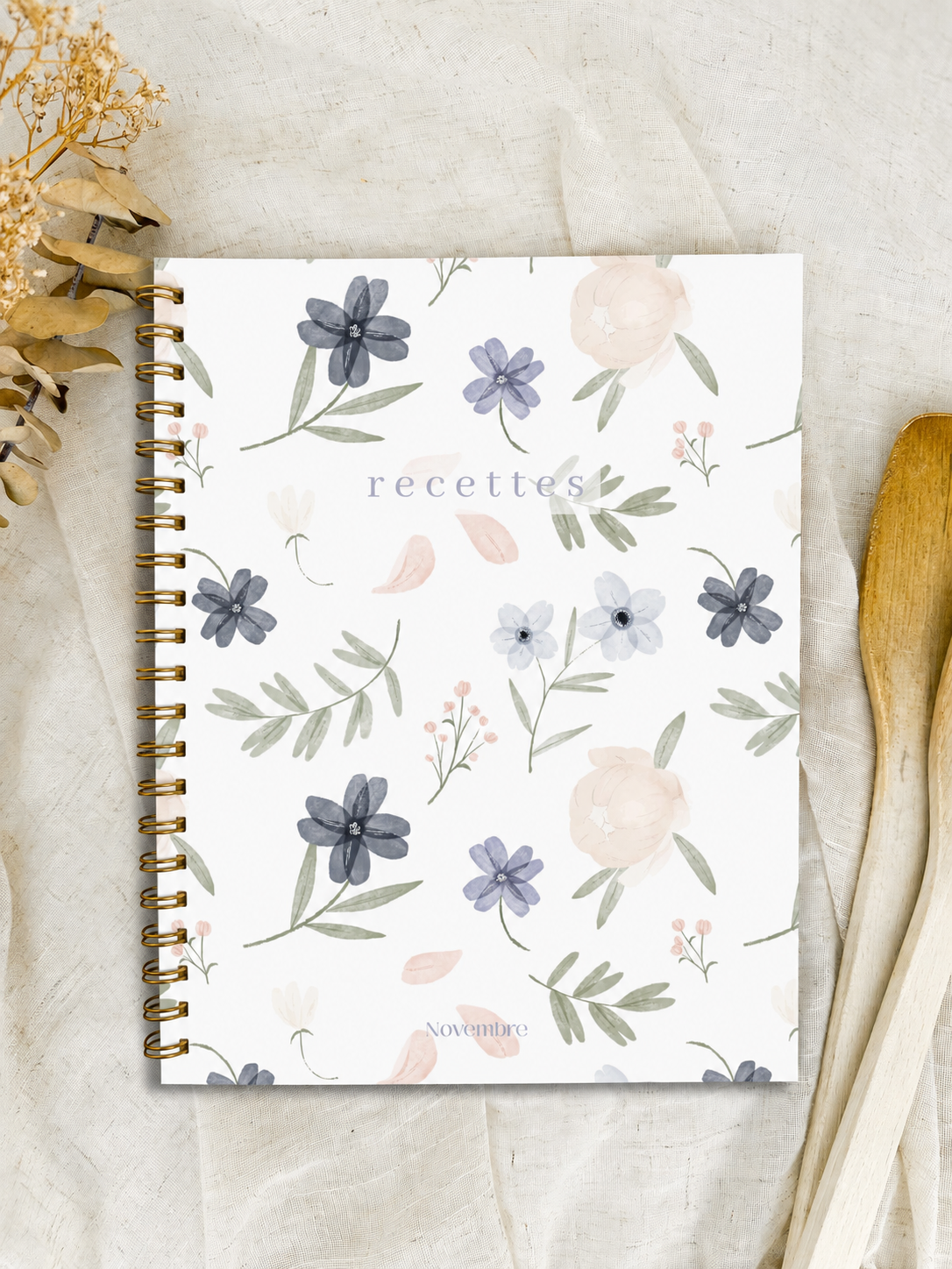 Livre de recettes à compléter Jardin d'azur