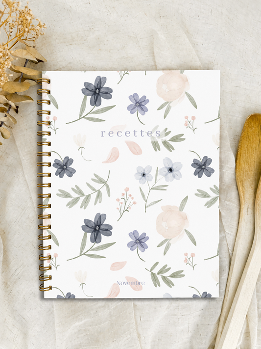 Livre de recettes à compléter Jardin d'azur