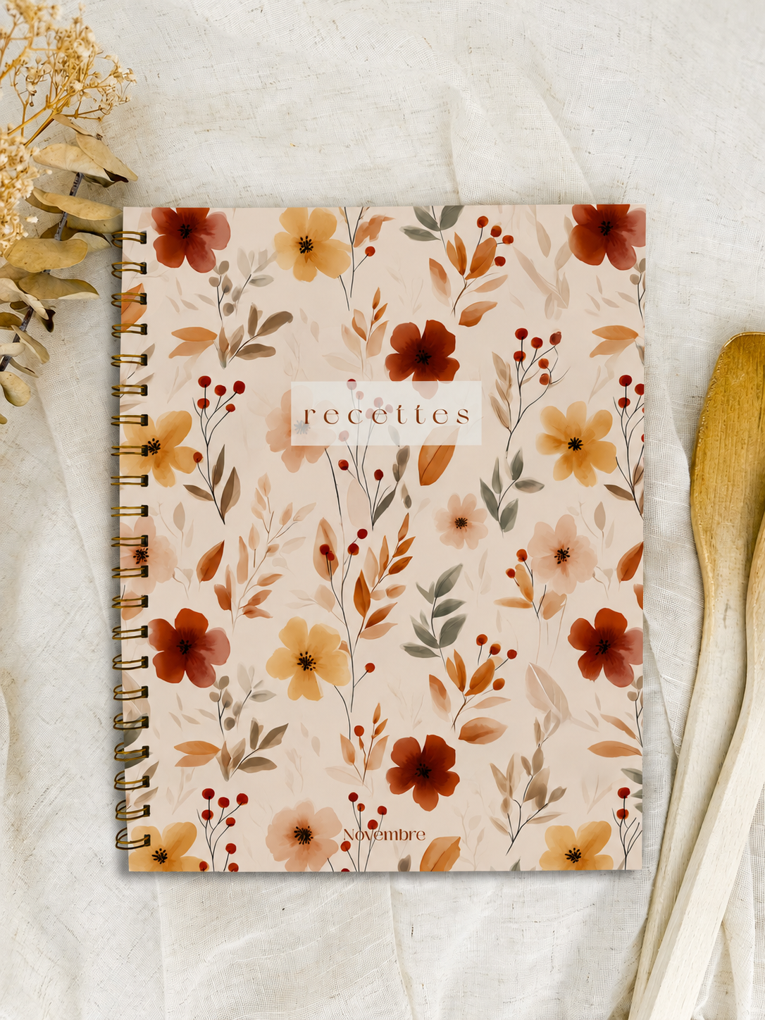 Livre de recettes à compléter Cannelle