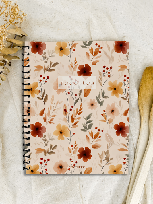 Livre de recettes à compléter Cannelle