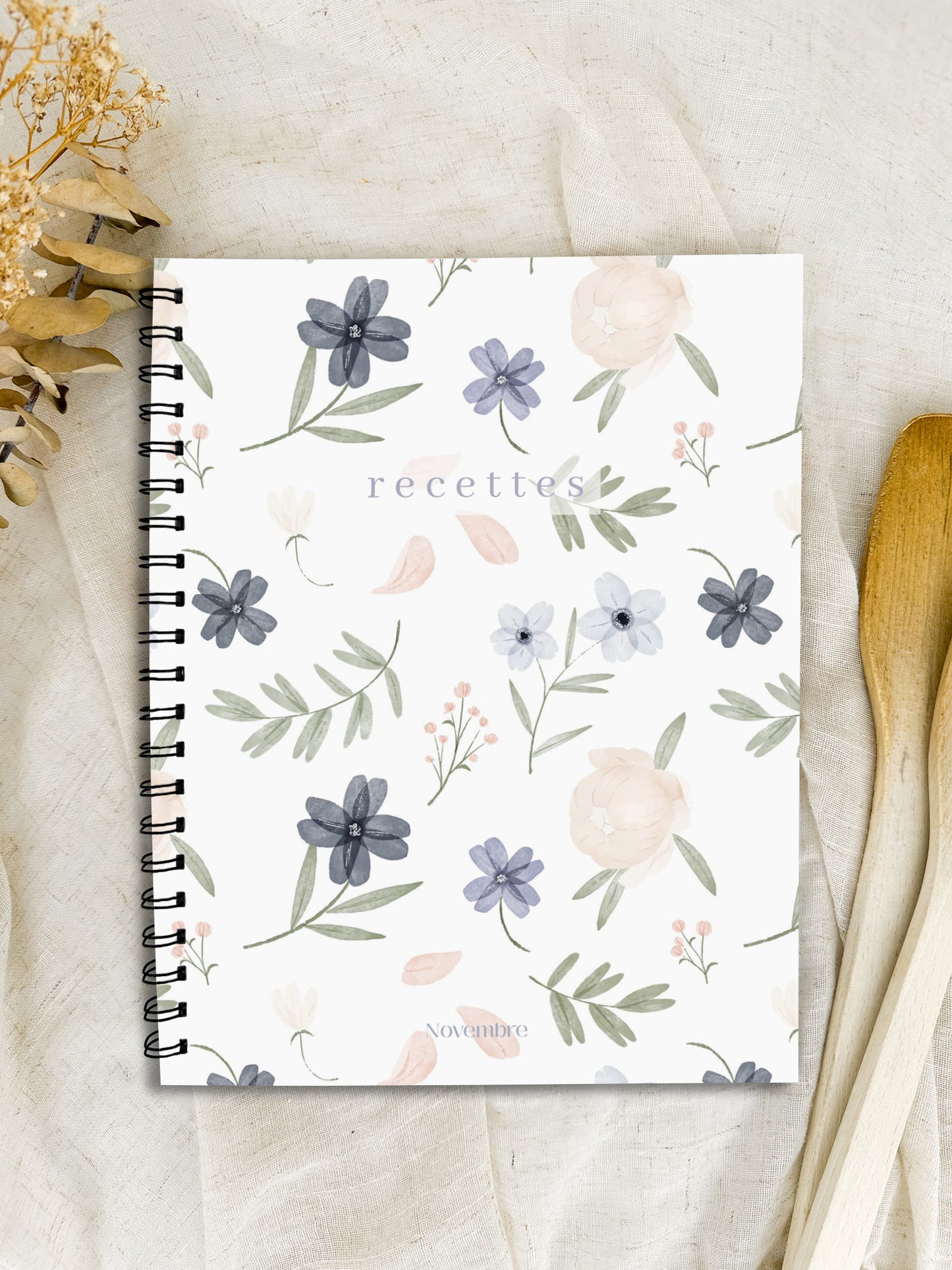 Livre de recettes à compléter Jardin d'azur