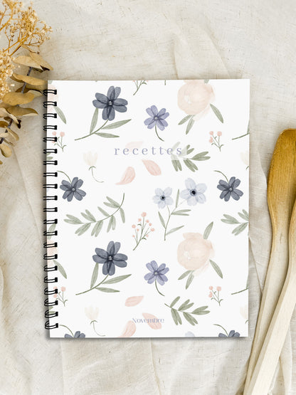 Livre de recettes à compléter Jardin d'azur