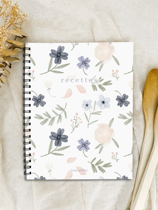 Livre de recettes à compléter Jardin d'azur