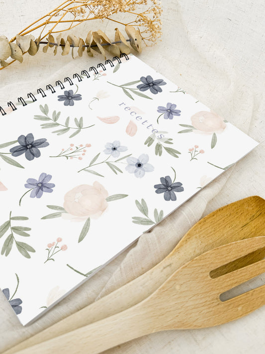 Livre de recettes à compléter Jardin d'azur