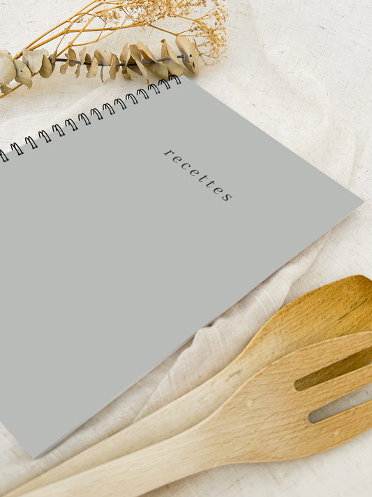 Livre de recettes à compléter Greige