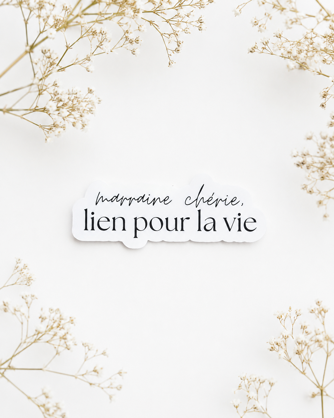 Autocollants de vinyle résistants à l'eau pour Maman, Papa & Famille