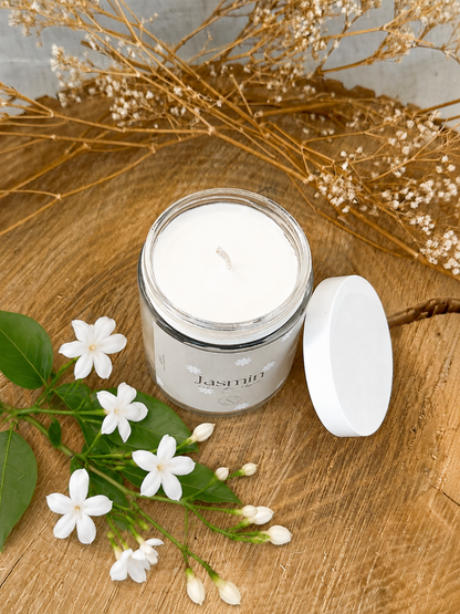 Bougie de soya parfum de Jasmin