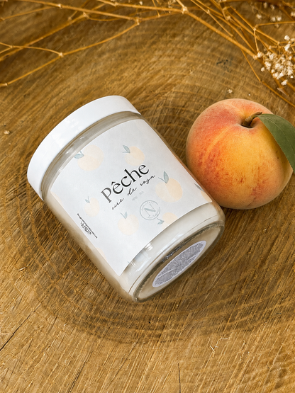 Bougie de soya parfum de Pêche