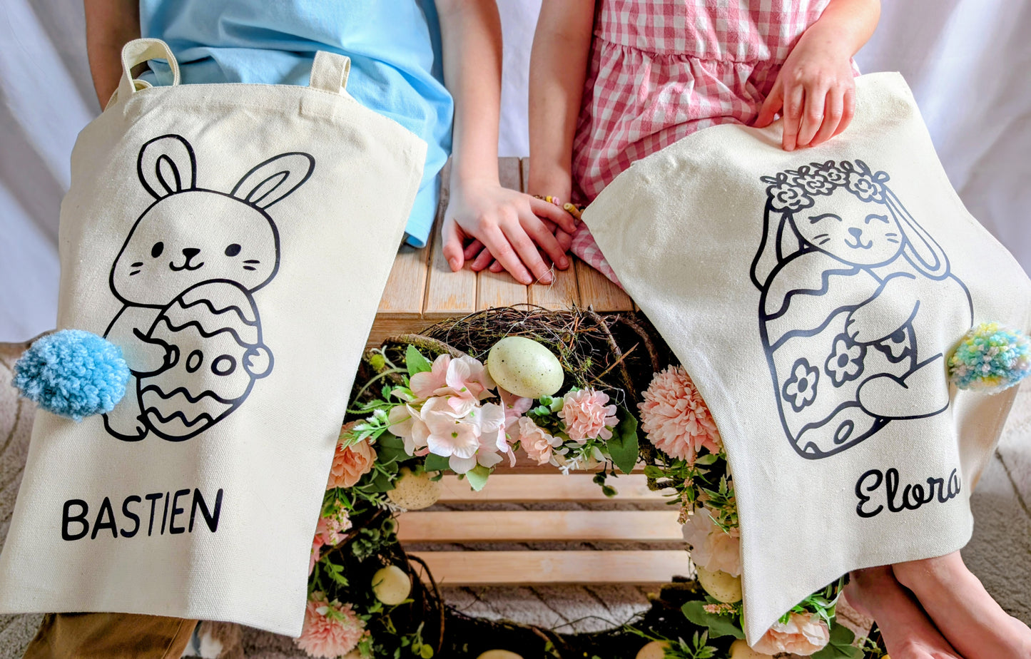 Sac de Pâques personnalisé pour enfant