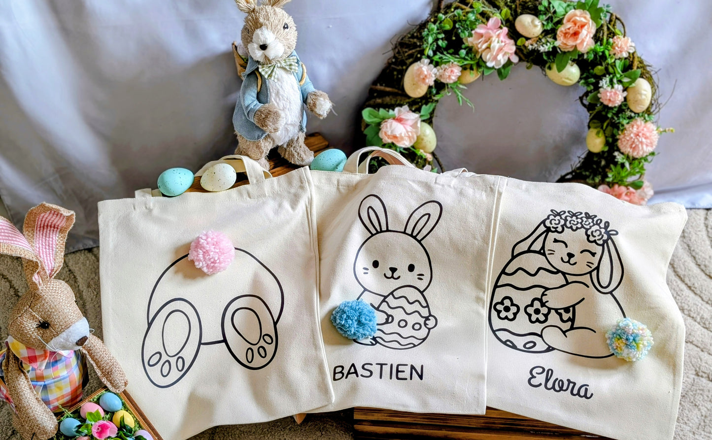 Sac de Pâques personnalisé pour enfant