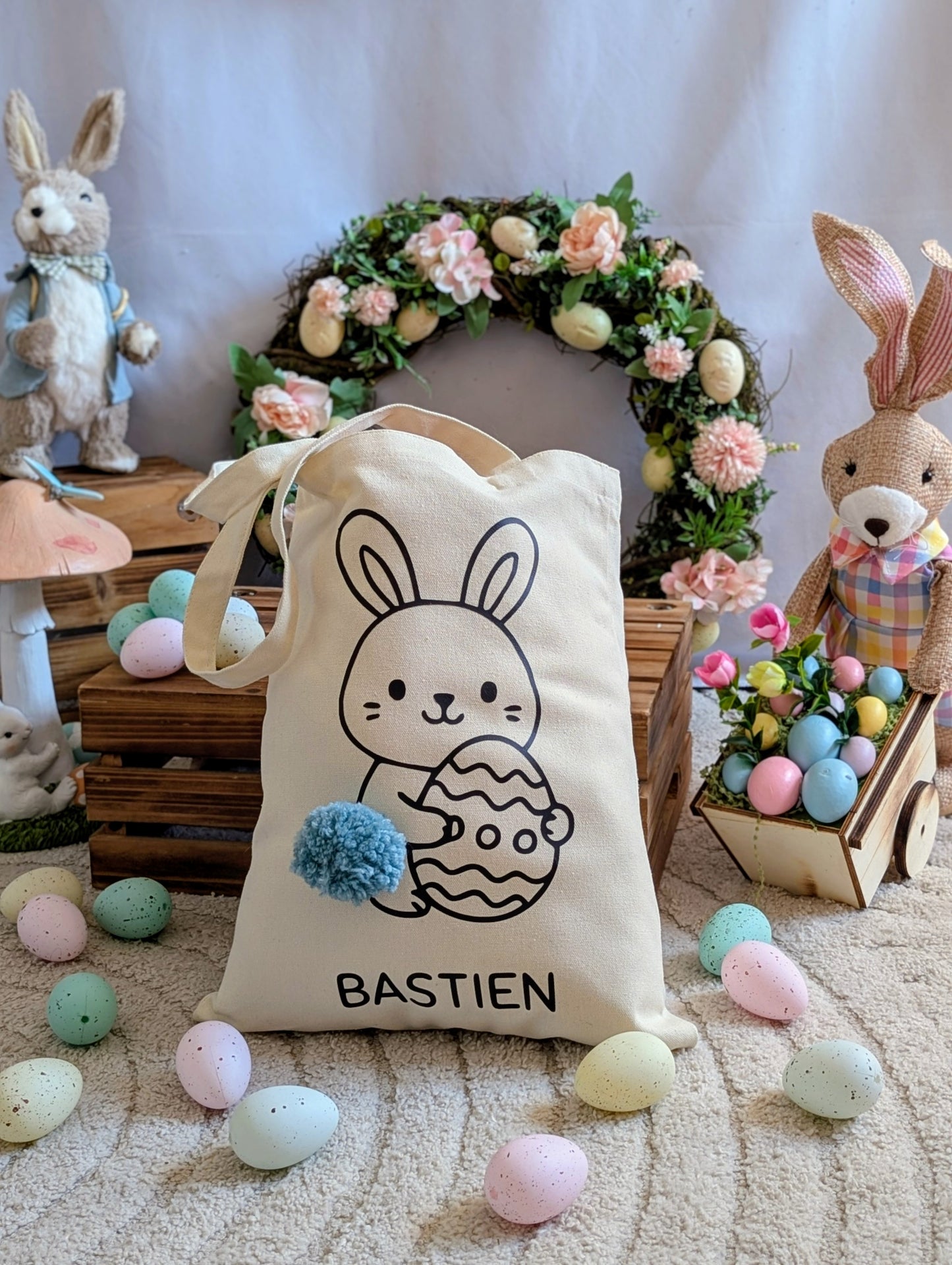 Sac de Pâques personnalisé pour enfant