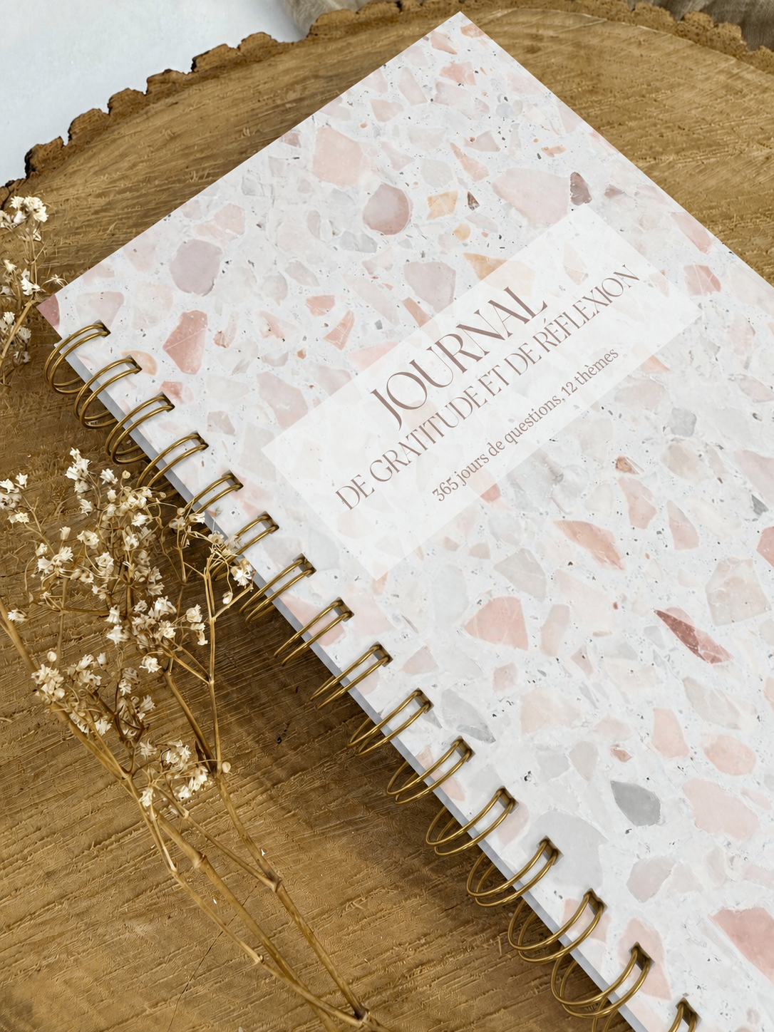 Journal de gratitude et de réflexions Porcelaine