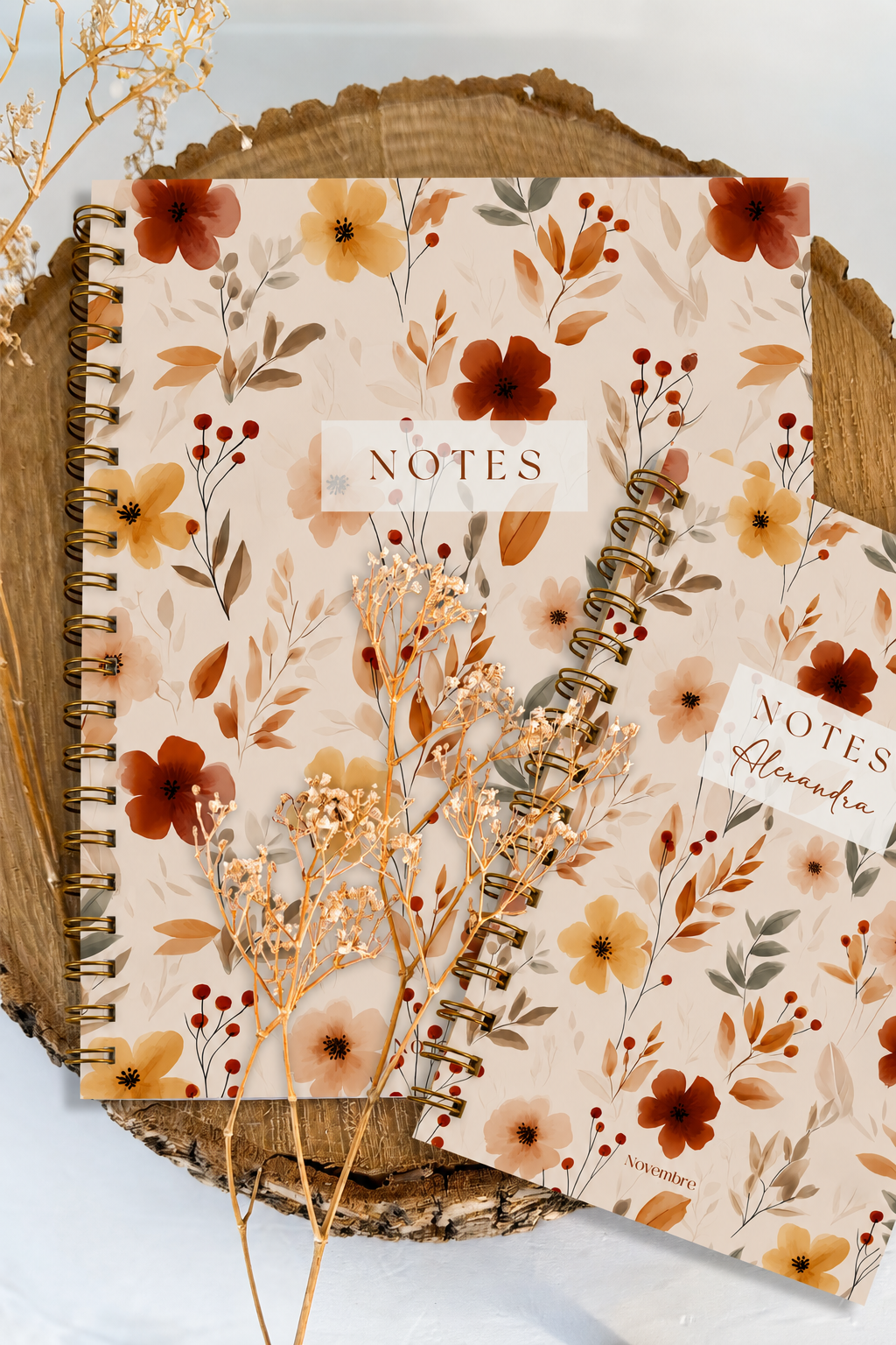 Cahier de notes Cannelle Format de poche