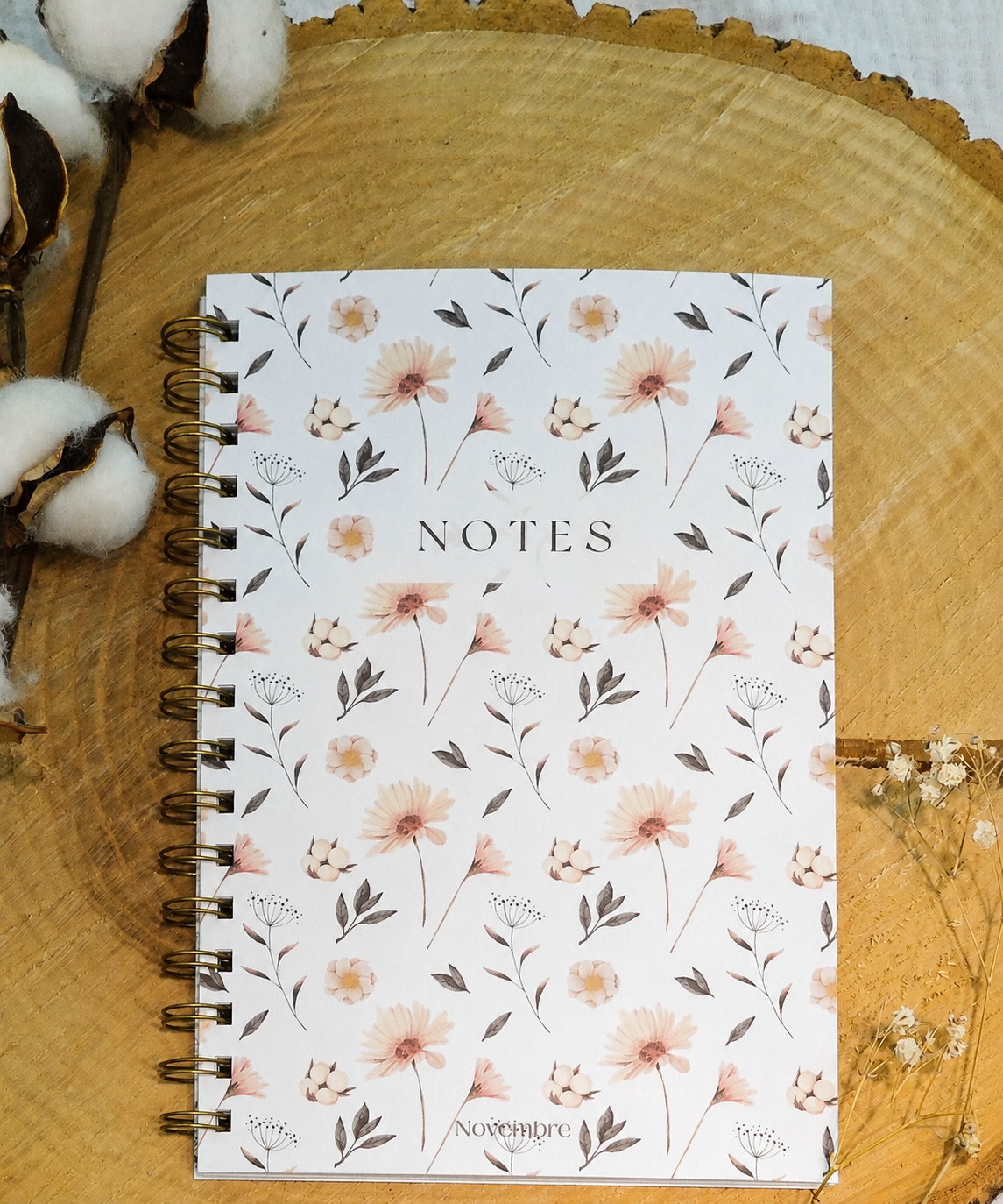 Cahier de notes Fleurs Nordiques Format de poche