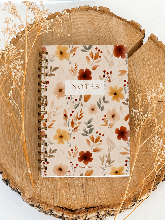 Cahier de notes Cannelle Format de poche