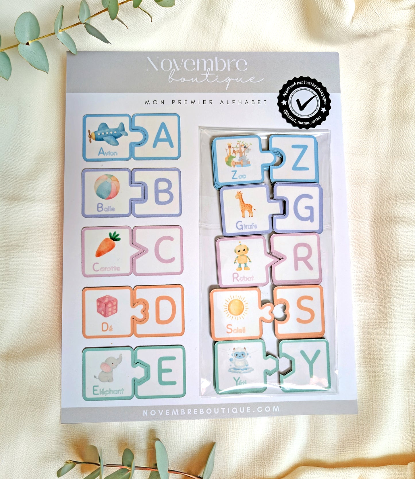 Système d'apprentissage de l'alphabet
