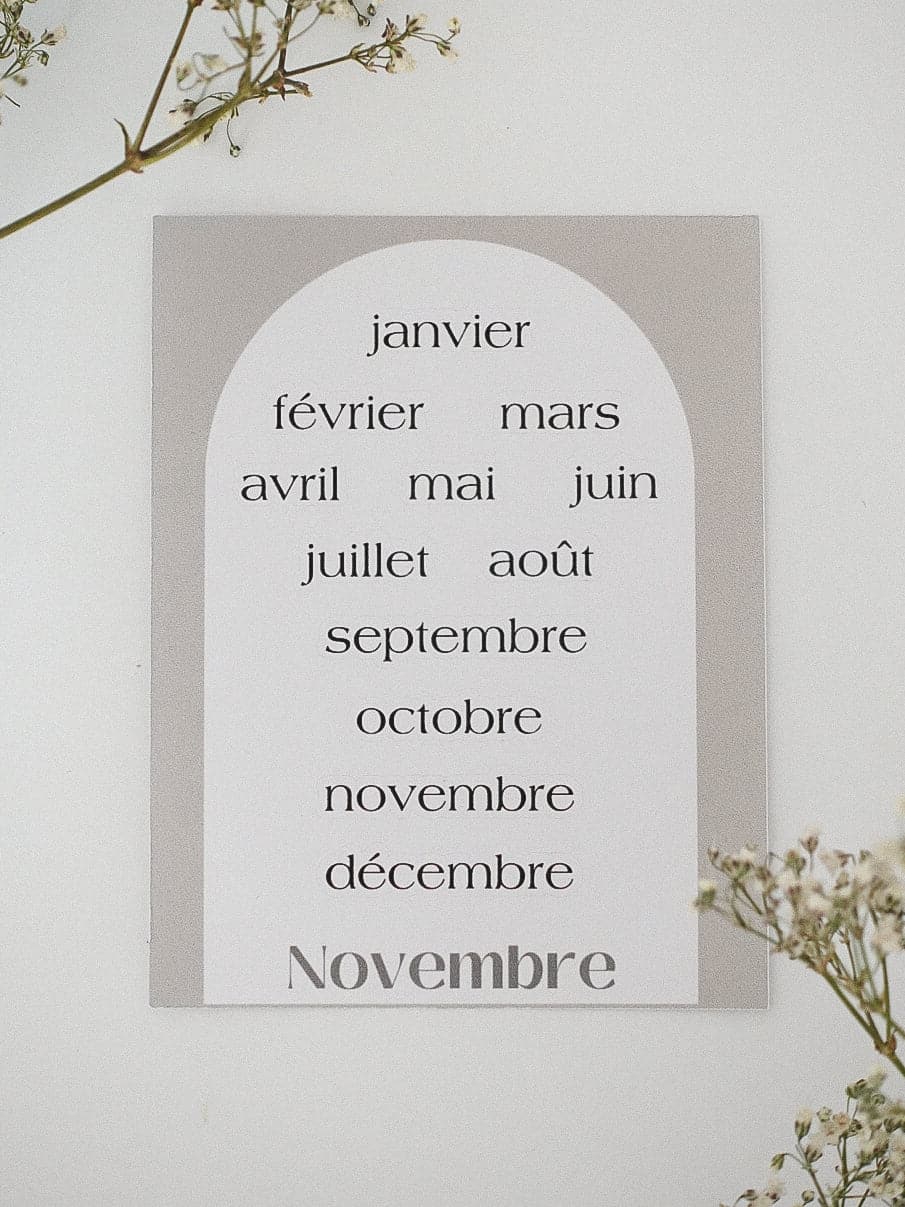 Ensemble d’étiquettes pour agenda - Novembre Boutique